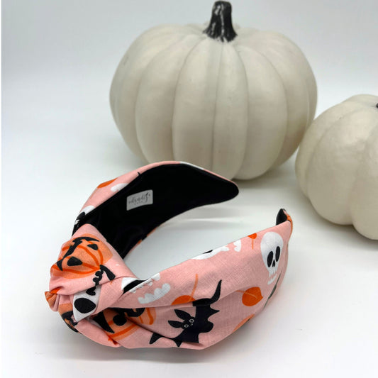 Peach Pumpkin Classic Knot Headband